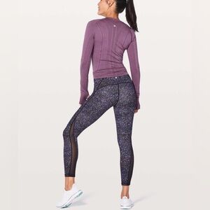 Lululemon Train Times 7/8 Pant 25” Crystalline Multi Black Size 2 Rare Retired